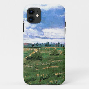 Tarwevelden met hooibergen, Vincent van Gogh iPhone 11 Hoesje