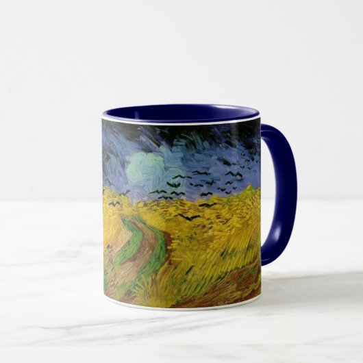 Tarwevelden met Krogen van Van Gogh Mok (Voorkant rechts)