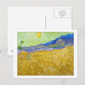 Tarwevelden met luier op Sunrise Van Gogh Briefkaart (Voorkant / Achterkant)