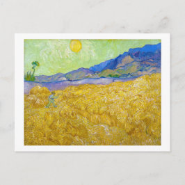 Tarwevelden met luier op Sunrise Van Gogh Briefkaart