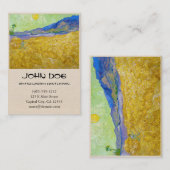 Tarwevelden met luier op Sunrise Van Gogh Visitekaartje (Voorkant / Achterkant)