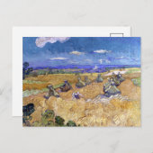 Tarwevelden met Reaper | Vincent van Gogh Briefkaart (Voorkant / Achterkant)