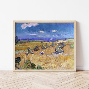 Tarwevelden met Reaper   Vincent van Gogh Poster