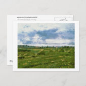 Tarwevelden met Stacks Van Gogh Fine Art Briefkaart (Voorkant / Achterkant)