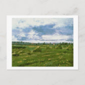 Tarwevelden met Stacks Van Gogh Fine Art Briefkaart (Voorkant)