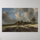 Tarwevelden van Jacob van Ruisdael Art Print (Voorkant)