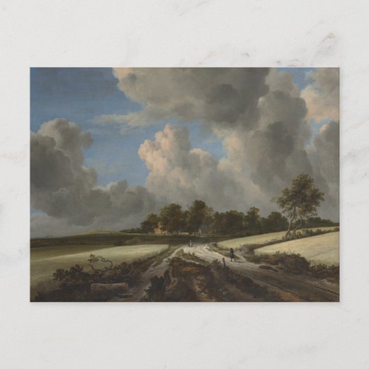 Tarwevelden van Jacob van Ruisdael Art Print Briefkaart (Voorkant)