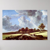 Tarwevelden van Ruisdael Jacob Isaaksz. Van Poster (Voorkant)