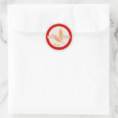 Tarwevrij Voedsel Allergie Alert Classic Sticker (Tas)
