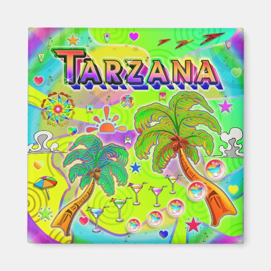Tarzana Mind Focus Magneet (Voorkant)