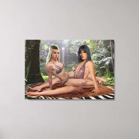 TARZANA SCHAREN LUANA #2 CANVAS AFDRUK (Voorkant)