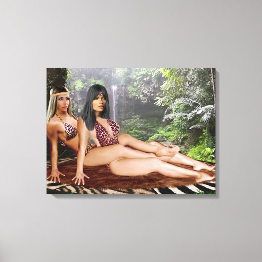 TARZANA SCHAREN LUANA #4 CANVAS AFDRUK (Voorkant)