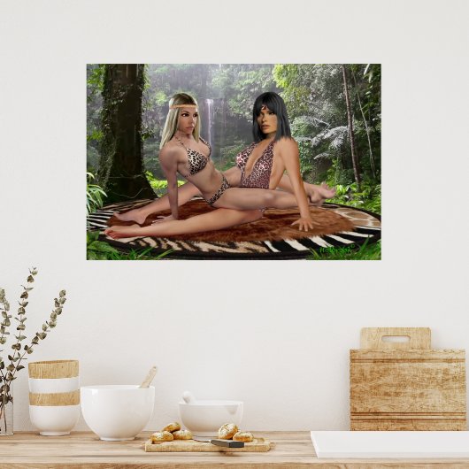 TARZANA SCISSORS LUANA #2 POSTER (Keuken)