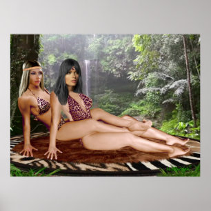 TARZANA SCISSORS LUANA #4 POSTER