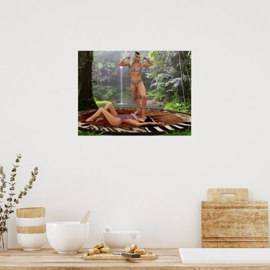 TARZANA'S VICTORY POSE POSTER (Keuken)