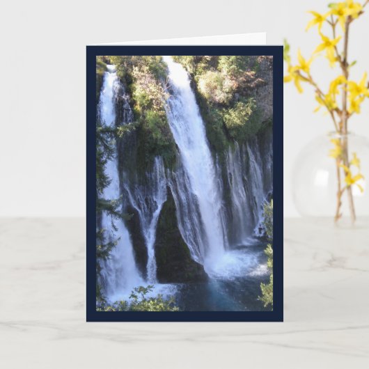 Tarzan's Waterval - Lied van de Zon. 5:1-Wenskaart Kaart (Gele Bloem)