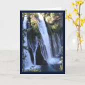 Tarzan's Waterval - Lied van de Zon. 8:7 Wenskaart Kaart (Gele Bloem)