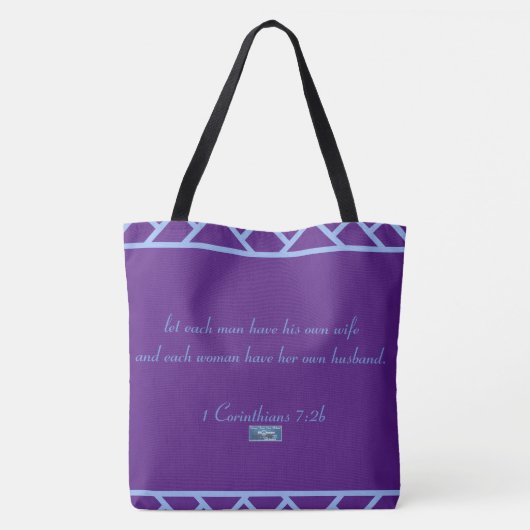 Tas 6 Grote (Paarse driehoeken) RFPMDesigns ©️2024 (Achterkant)