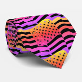 Tas-abstract /Vlag van Nederland Stropdas (Opgerold)