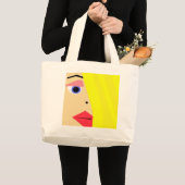 Tas abstract Vrouw Cartoon (Voorkant (product))