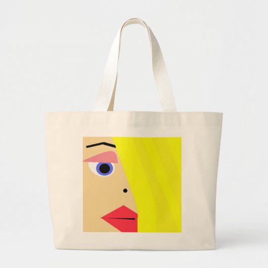 Tas abstract Vrouw Cartoon (Voorkant)