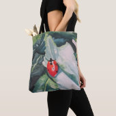 Tas, alles-over, "Ladybug" door Amber Larsen Canva Tote Bag (Dichtbij)