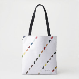 Tas, alles-over met "Jellybeans" van Amber Larsen Tote Bag