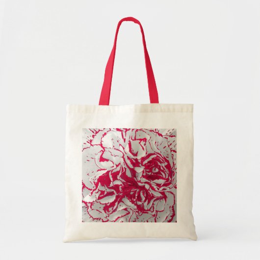 Tas - Anjer in Rood & Wit (Voorkant)