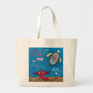 Tas - Axolotls onder het Zee - Buellton.Art