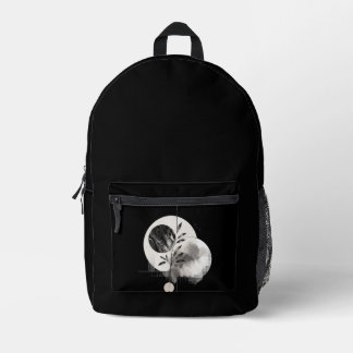 tas, bagage, handtas, koffer, bedrukte rugzak
