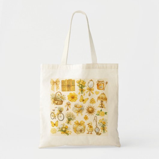 tas, bagage, handtas, koffer tote bag (Voorkant)