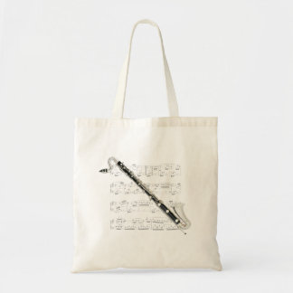 Tas - Bass Clarinet en sheet muziek
