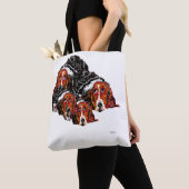 Tas: Basset Hound Tote Bag (Dichtbij)