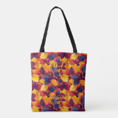 Tas 'Berry Bliss' met herfstbladeren en bessen (Achterkant)