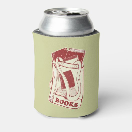 Tas boeken die ik graag lees blikjeskoeler (Blikje Achterkant)