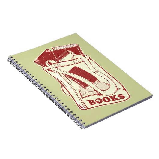 Tas boeken die ik graag lees notitieboek (Rechterzijde)