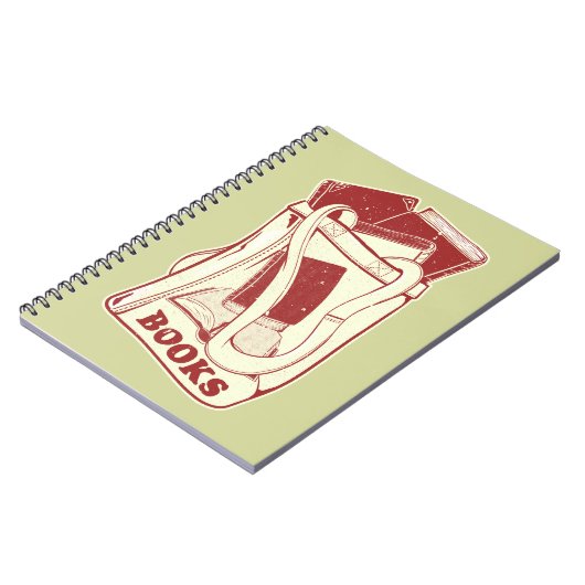 Tas boeken die ik graag lees notitieboek (Linkerzijde)