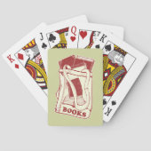 Tas boeken die ik graag lees pokerkaarten (Achterkant)