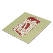 Tas boeken die ik graag lees tegeltje (Zijkant)