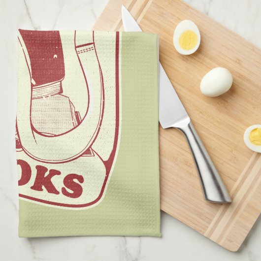 Tas boeken die ik graag lees theedoek (Quarter Fold)