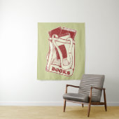 Tas boeken die ik graag lees wandkleed (In situ)