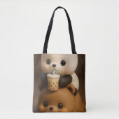 "Tas-bondgenoot Burgerlicious Tote Bag (Voorkant)