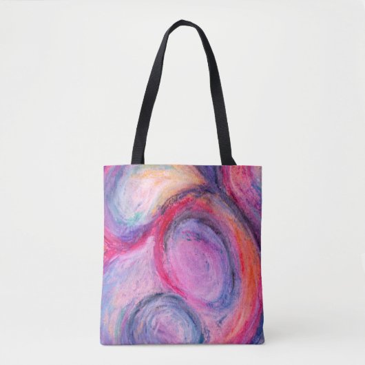 Tas Boodschappentas Abstracte Kunst Ontwerp (Voorkant)