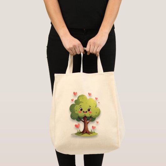 Tas Boomtak liefde rode harten (Voorkant (product))