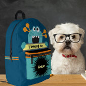 Tas Buddy Aqua Monster Gepersonaliseerde Rugzak