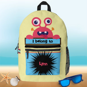 Tas Buddy Lobster Monster Gepersonaliseerde Rugzak