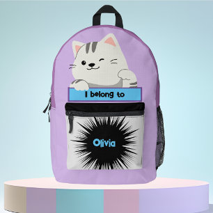 Tas Buddy Schattige Cat Gepersonaliseerde Kinderen