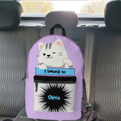 Tas Buddy Schattige Cat Gepersonaliseerde Kinderen