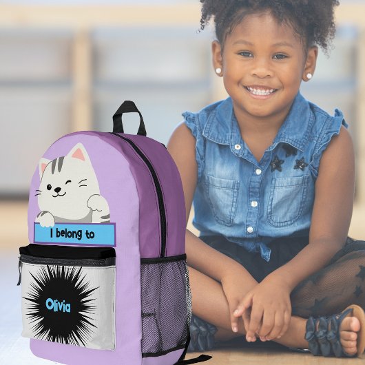 Tas Buddy Schattige Cat Gepersonaliseerde Kinderen