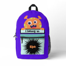 Tas Buddy Sinaasappel Monster Gepersonaliseerde Ru